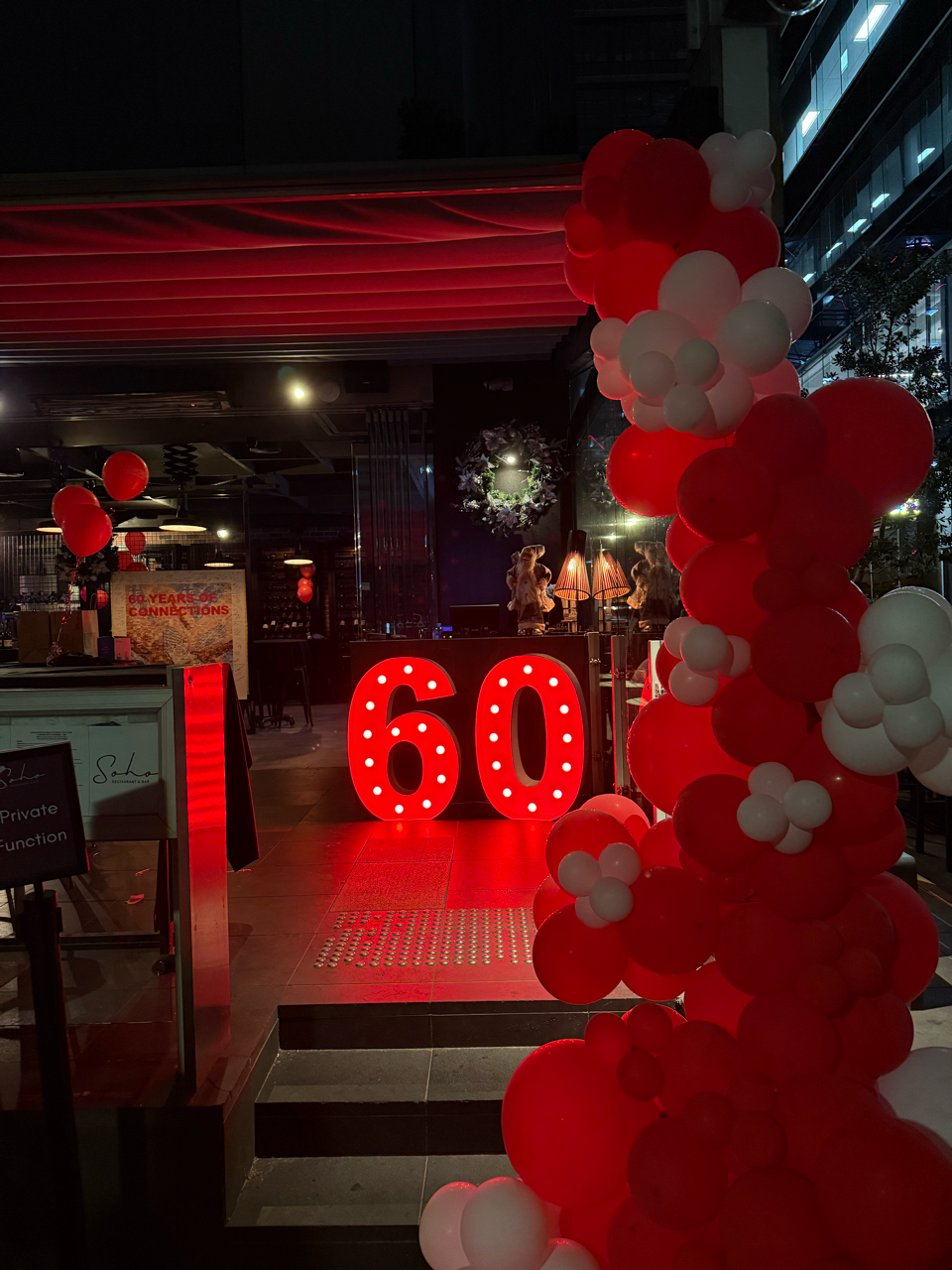 Giant Light Up Letters - Birthday Numbers