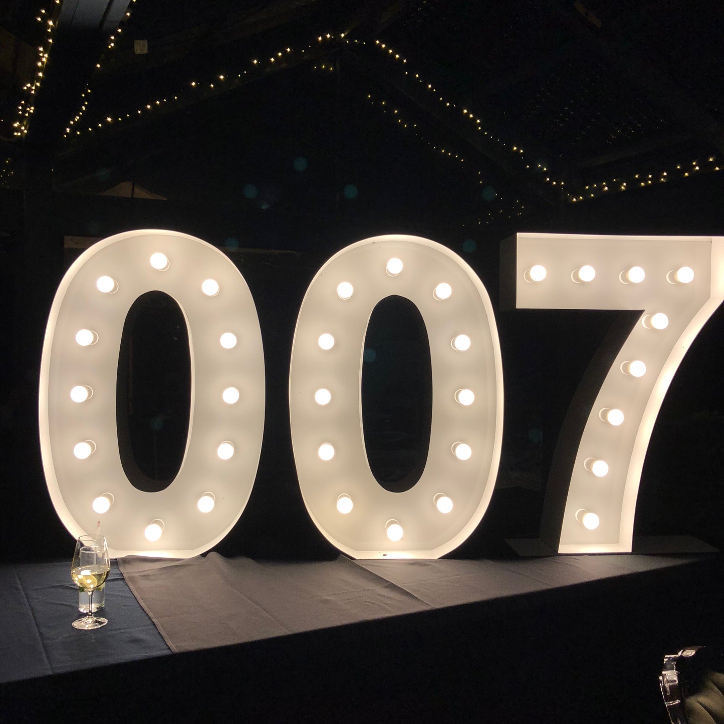 Giant Light Up Letters - Birthday Numbers