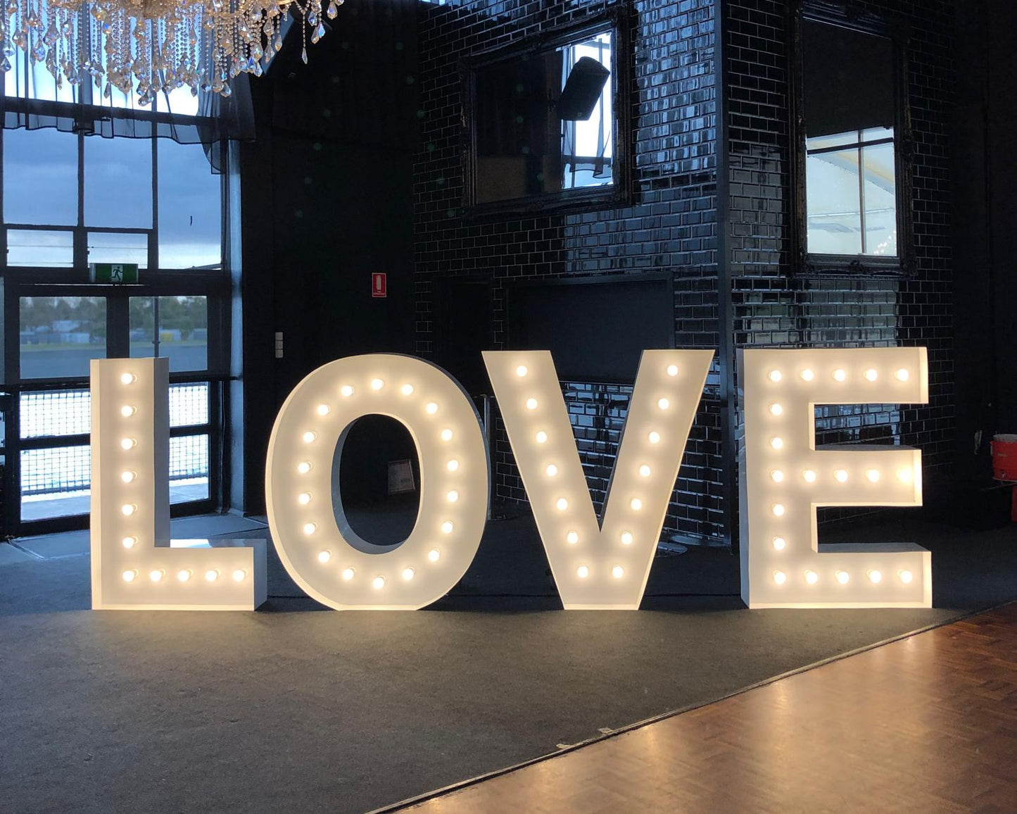 Giant Light Up Letters - LOVE Letters