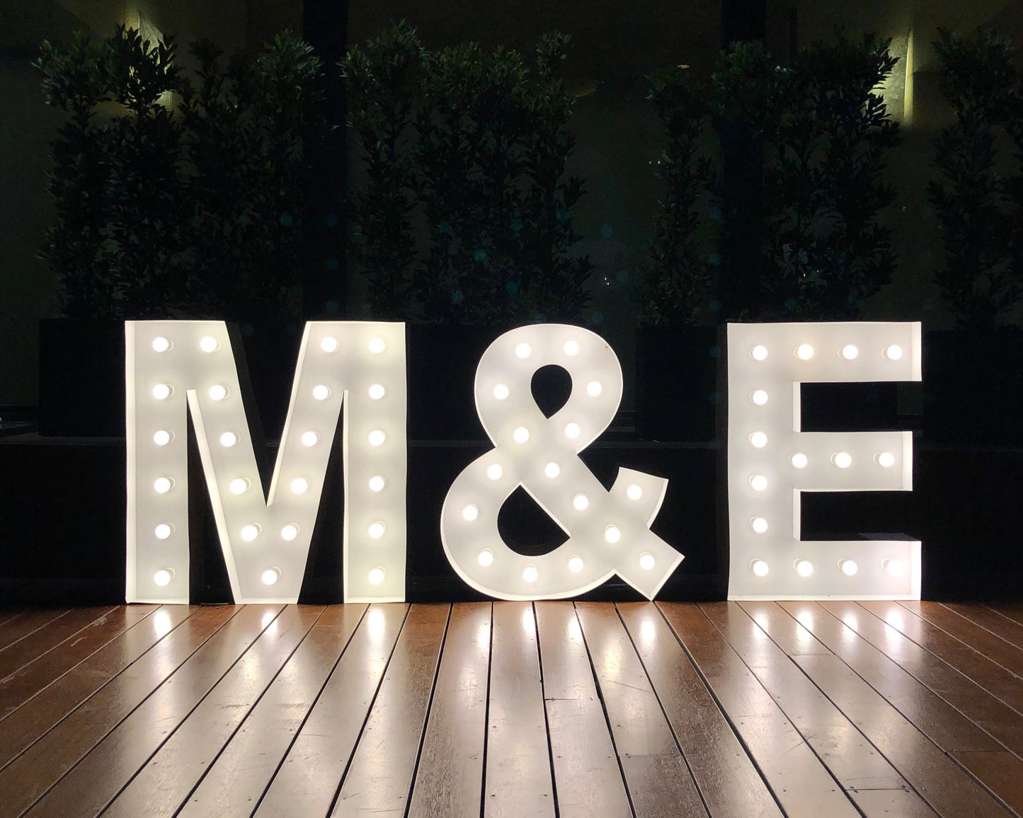 Giant Light Up Letters - Initials